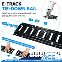 Load image into Gallery viewer, E-Track Kit - 24PC Premium E-Track Kit, 5' Rails, 8 O-Rings, 8 Rope Ties
