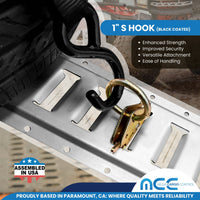 Load image into Gallery viewer, 1&quot; 3-Point Spare Tire Ratchet Y Straps
