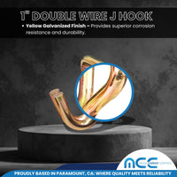 Load image into Gallery viewer, 1&quot; Double Wire J Hook

