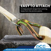 Load image into Gallery viewer, 2&quot; Double Wire J Hook - 3,333 lbs WLL
