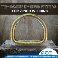 Load image into Gallery viewer, 2&quot; D-Ring 10,000 LBS Breaking Strength
