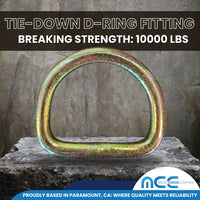 Load image into Gallery viewer, 2&quot; D-Ring 10,000 LBS Breaking Strength

