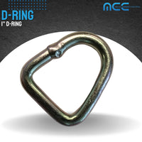 Load image into Gallery viewer, 1&quot; D-Ring, Replacement End Fitting
