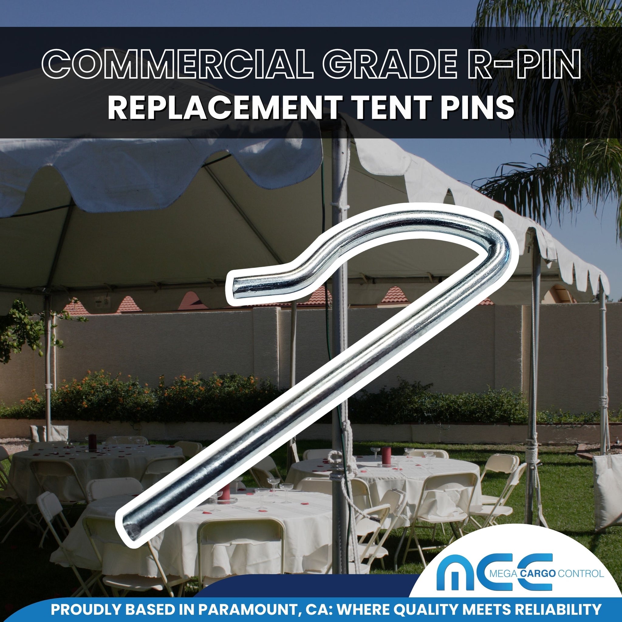 pin tent Commercial Grade R-Pin for Frame Tents