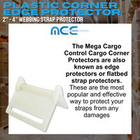 Load image into Gallery viewer, 4&quot; Corner Plastic Protector (white)
