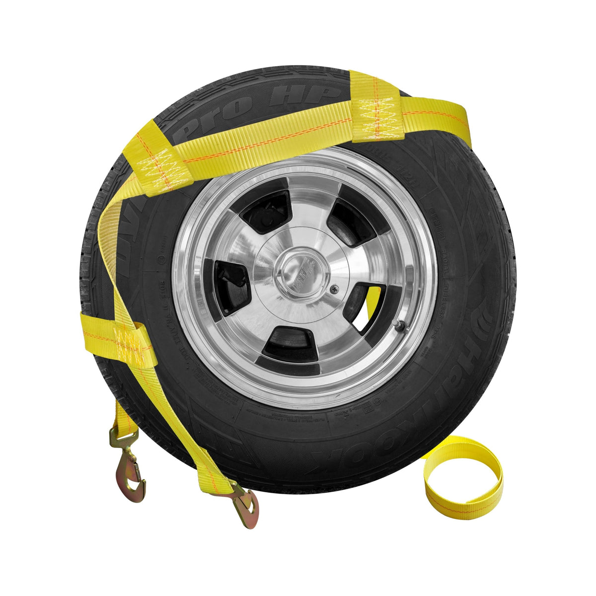 Tow Dolly Basket Straps W/Twisted Snap Hook