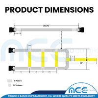 Load image into Gallery viewer, Tow Dolly Basket Straps W/ Black Flat Snap hook
