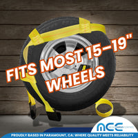 Load image into Gallery viewer, Tow Dolly Basket Straps W/ Black Flat Snap hook
