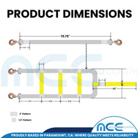 Load image into Gallery viewer, Tow Dolly Basket Straps W/ Heavy-Duty Snap Hook
