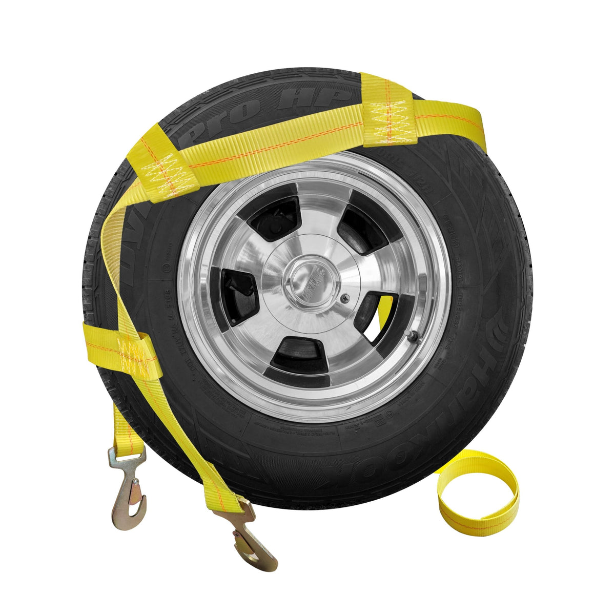 Tow Dolly Basket Straps W/ Heavy-Duty Snap Hook