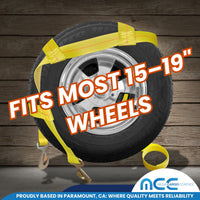 Load image into Gallery viewer, Tow Dolly Basket Straps W/ Heavy-Duty Snap Hook
