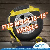 Load image into Gallery viewer, Tow Dolly Basket Straps W/ Small Snap Hook
