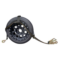 Load image into Gallery viewer, Adjustable Tow Dolly Basket Straps with Twisted Snap Hooks and Ratchets
