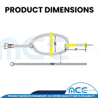 Load image into Gallery viewer, Adjustable Tow Dolly Basket Straps with Twisted Snap Hooks and Ratchets
