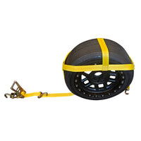 Load image into Gallery viewer, Tire Bonnet Straps With Swivel Hooks and Ratchet
