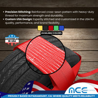 Load image into Gallery viewer, Tow Dolly Strap, 4 Inch Top Strap, Flat Hook End
