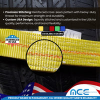 Load image into Gallery viewer, Tow Dolly Strap, 4 Inch Top Strap, Flat Hook End
