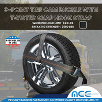 Load image into Gallery viewer, Adjustable Cam Buckle Wheel Bonnet Straps With Twisted Snap Hooks
