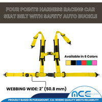 Load image into Gallery viewer, 2&quot; Racing Harness - 4 Point Safety Belt (Push-Release Button)
