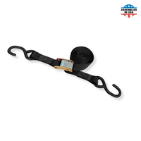 Load image into Gallery viewer, USA 1&quot; Cam Buckle Strap With Coated S Hooks
