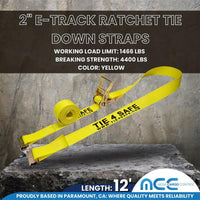 Load image into Gallery viewer, E-Track Kit - 18PC E-Track Tie Down Kit with Ratchet Straps &amp; O-Rings
