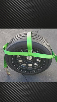 Load and play video in Gallery viewer, Adjustable Cam Buckle Wheel Bonnet Straps With Twisted Snap Hooks
