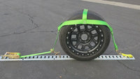 Load and play video in Gallery viewer, Tire Bonnet Straps With Swivel Hooks and Ratchet
