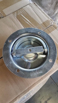 Load and play video in Gallery viewer, Rotating Recessed Floor Mount D Rings - Zinc-Plated
